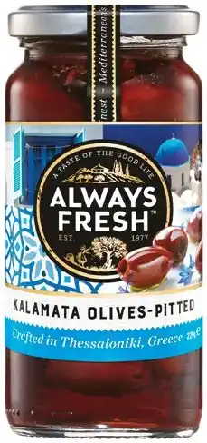 IGA Always Fresh Kalamata Olives 220g Selected Varieties offer