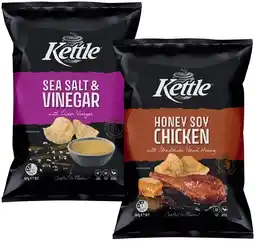 IGA Kettle Potato Chips 150‑165g Selected Varieties offer