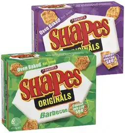IGA Arnott’s Shapes 130‑190g Selected Varieties offer