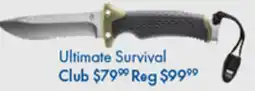 BCF Gerber Camp Knives & Multi-Tools Ultimate Survival offer