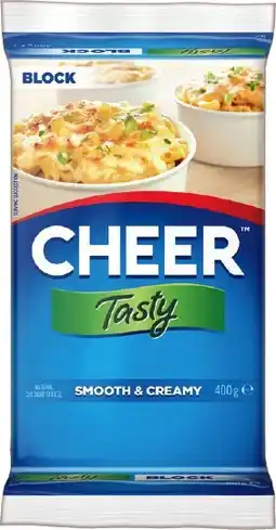 IGA Cheer Cheese Block 400g Selected Varieties offer