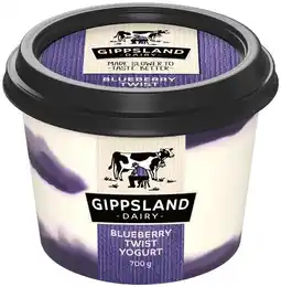IGA Gippsland Dairy Yogurt 700g Selected Varieties offer