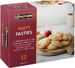 IGA Balfours Sausage Rolls, Party Pies or Pasties 12 Pack Selected Varieties offer