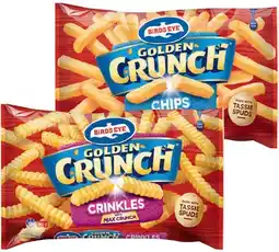 IGA Birds Eye Golden Crunch Chips 900g Selected Varieties offer