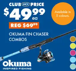 BCF Okuma fin chaser combos offer