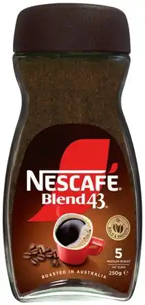 IGA Nescafé Blend 43 Instant Coffee 250g Selected Varieties offer