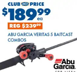 BCF Abu garcia veritas 5 baitcast combos offer
