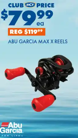 BCF Abu garcia max x reels offer
