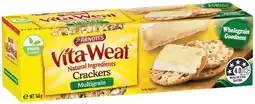 IGA Arnott’s Vita Weat Crackers 130‑140g or Captain’s Table Water Crackers 125g Selected Varieties offer