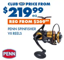 BCF Penn spinfisher vii reels offer