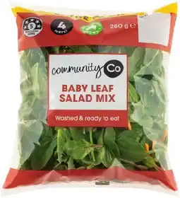 IGA Community Co Baby Leaf Salad Mix 260g offer