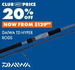 BCF Daiwa td hyper rods offer