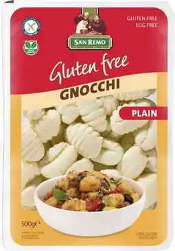 IGA San Remo Gluten Free Gnocchi 500g offer