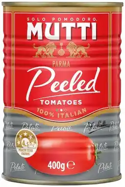 IGA Mutti Peeled Tomatoes offer