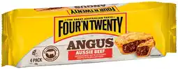 IGA Four’N Twenty Angus Beef 4 Pack Selected Varieties offer