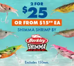 BCF Shimma shrimp by berkley shimma offer