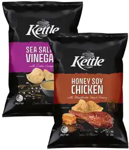IGA Kettle Potato Chips 150‑165g Selected Varieties offer