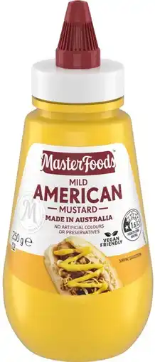 IGA MasterFoods Squeezy Mustard 250-275g Selected Varieties offer