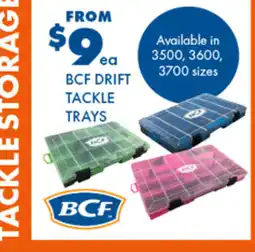 BCF Bcf Drift Tackle Trays offer