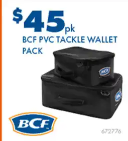 BCF Bcf Pvc Tackle Wallet Pack offer