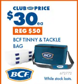 BCF Bcf Tinny & Tackle Bag offer