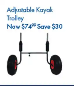 BCF Glide Adjustable Kayak Trolley offer