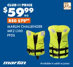 BCF Marlin Challenger MK2 l100 PFDS offer