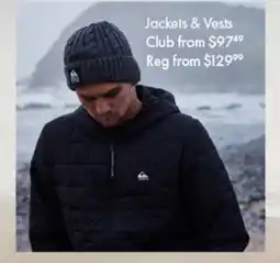 BCF Quicksilver Jackets & Vests offer