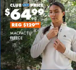 BCF Macpac Tui Fleece offer