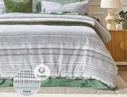 Pillow Talk SKB Tasman Jacquard quilt cover set by Habitat offer