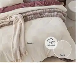 Pillow Talk SKB Tayson Check Quilt Cover Set by M.U.S.E offer