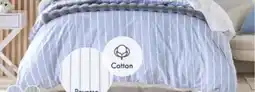 Pillow Talk DB Adria Reversible Stripe Quilt Cover Set by Habitat offer