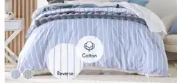 Pillow Talk QB Adria Reversible Stripe Quilt Cover Set by Habitat offer