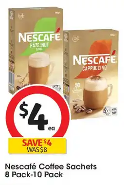 Coles Nescafé Coffee Sachets offer