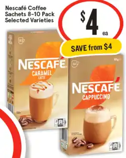 IGA Nescafé Coffee Sachets 8-10 Pack Selected Varieties offer