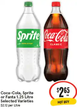 IGA Coca-Cola, Sprite or Fanta Selected Varieties offer