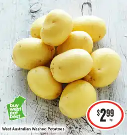 IGA West Australian Washed Potatoes offer