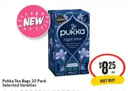 IGA Pukka Tea Bags 20 Pack Selected Varieties offer