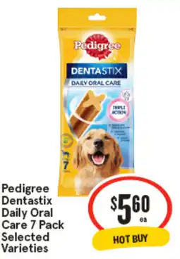 IGA Pedigree Dentastix Daily Oral Care 7 Pack = offer
