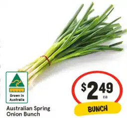 IGA Australian Spring Onion Bunch offer