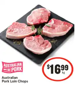 IGA Australian Pork Loin Chops offer