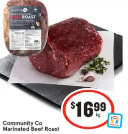IGA Community Co Marinated Beef Roast offer