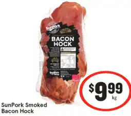 IGA SunPork Smoked Bacon Hock offer