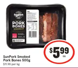 IGA SunPork Smoked Pork Bones offer