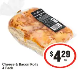 IGA Cheese & Bacon Rolls 14 Pack offer