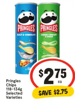 IGA Pringles Chips Selected Varieties offer