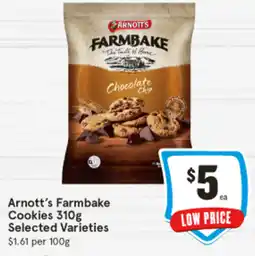 IGA Arnott's Farmbake Cookies Selected Varieties offer