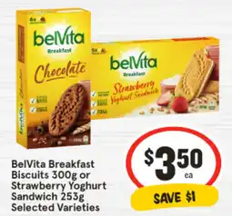 IGA Biscuits 300g or Strawberry Yoghurt Sandwich 253g Selected Varieties offer