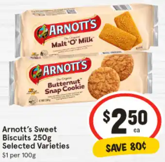 IGA Arnott's Sweet Biscuits offer