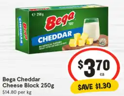 IGA Bega Cheddar Cheese Block offer